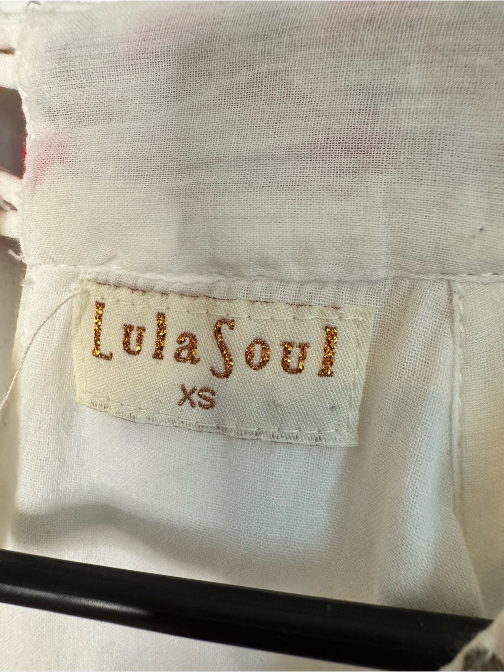 Lula Soul Embroidered Floral Mini Dress in White with Multicolor Accents - Picture 6 of 7